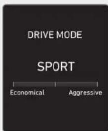 DRIVE MODE SPORT Economical Aggressive