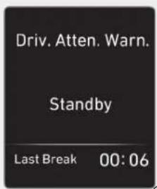 Driv. Atten. Warn. Standby Last Break 00:06