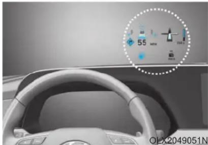 HYUNDAI Palisade (2020) - HEAD UP DISPLAY (HUD) (IF EQUIPPED) - 1