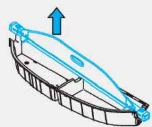 HYUNDAI Palisade (2020) - To remove the cargo security screen from the luggage tray - 3