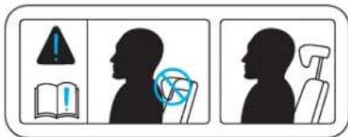 Diagram showing three stages of a person's profile: highlighting, reading, and walking with a cane, each accompanied by an icon.