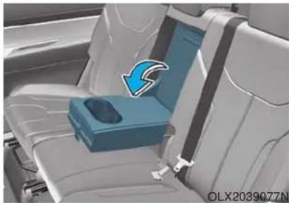 HYUNDAI Palisade (2020) - Armrest (2nd row, 8 passengers vehicle) - 1
