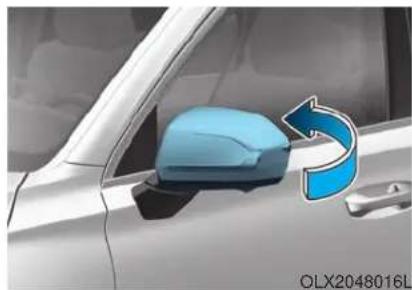 HYUNDAI Palisade (2020) - Folding the side view mirrors - 1