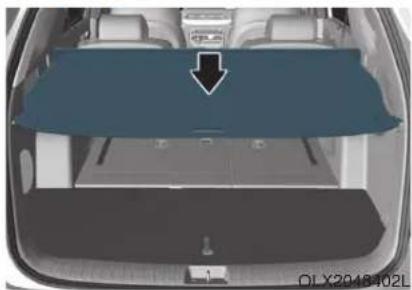 HYUNDAI Palisade (2020) - Cargo Security Screen (if equipped) - 1