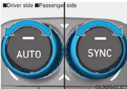 Driver side Passenger side AUTO SYNC OLX2046301
