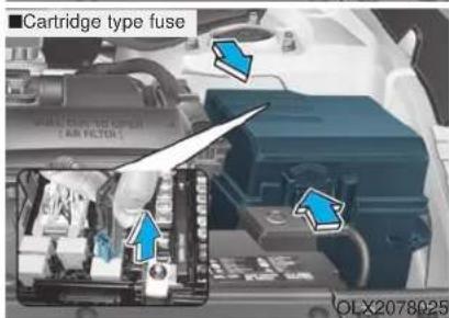 ■ Cartridge type fuse OLX2078025