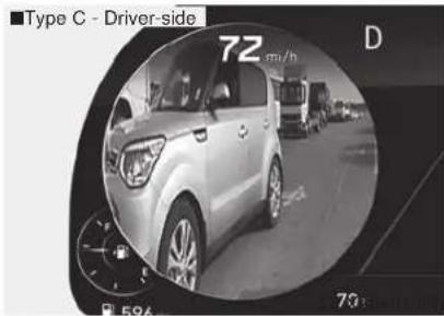 Type C - Driver-side 72 m/h D 50% 70