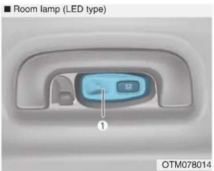 Room lamp (LED type) OTM078014