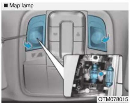 ■ Map lamp OTM078015