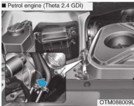 ■ Petrol engine (Theta 2.4 GDI) OTM088009L