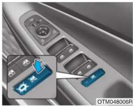 HYUNDAI Santa Fe (2020) - Power window lock switch - 1