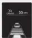HYUNDAI Santa Fe (2020) - When there is a vehicle ahead of you in your lane: - 2