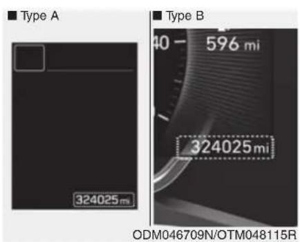 Type A 324025 mi Type B 40 - 596 mi 324025mi ODM046709N/OTM048115R
