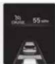 HYUNDAI Santa Fe (2020) - When there is a vehicle ahead of you in your lane: - 4