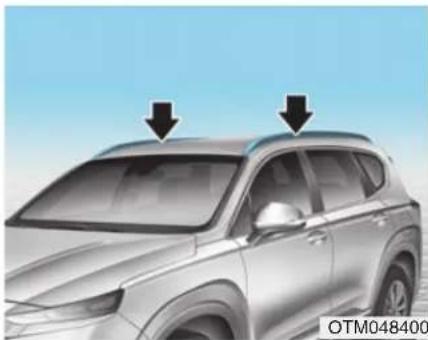 HYUNDAI Santa Fe (2020) - Roof rack (if equipped) - 1