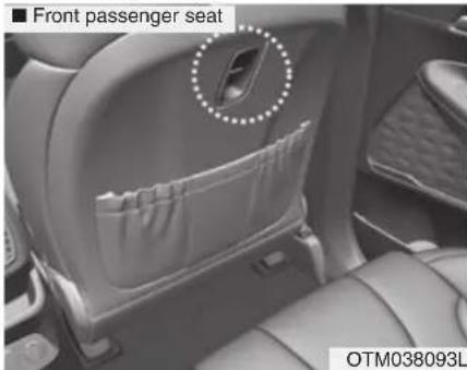 Front passenger seat OTM038093L