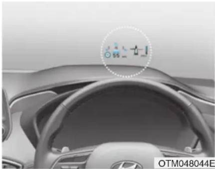 HYUNDAI Santa Fe (2020) - HEAD UP DISPLAY (HUD) (IF EQUIPPED) - 1