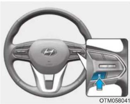 HYUNDAI Santa Fe (2020) - To set Vehicle-to-Vehicle Distance - 1