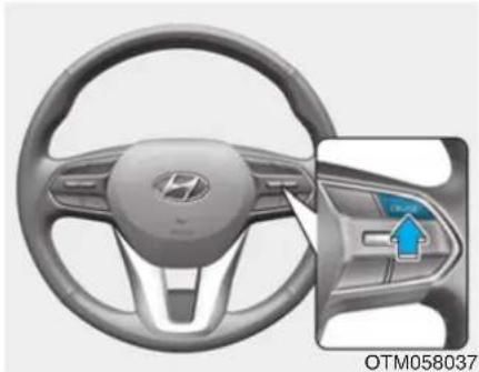 HYUNDAI Santa Fe (2020) - To set Smart Cruise Control speed - 1
