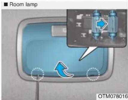 ■ Room lamp OTM078016