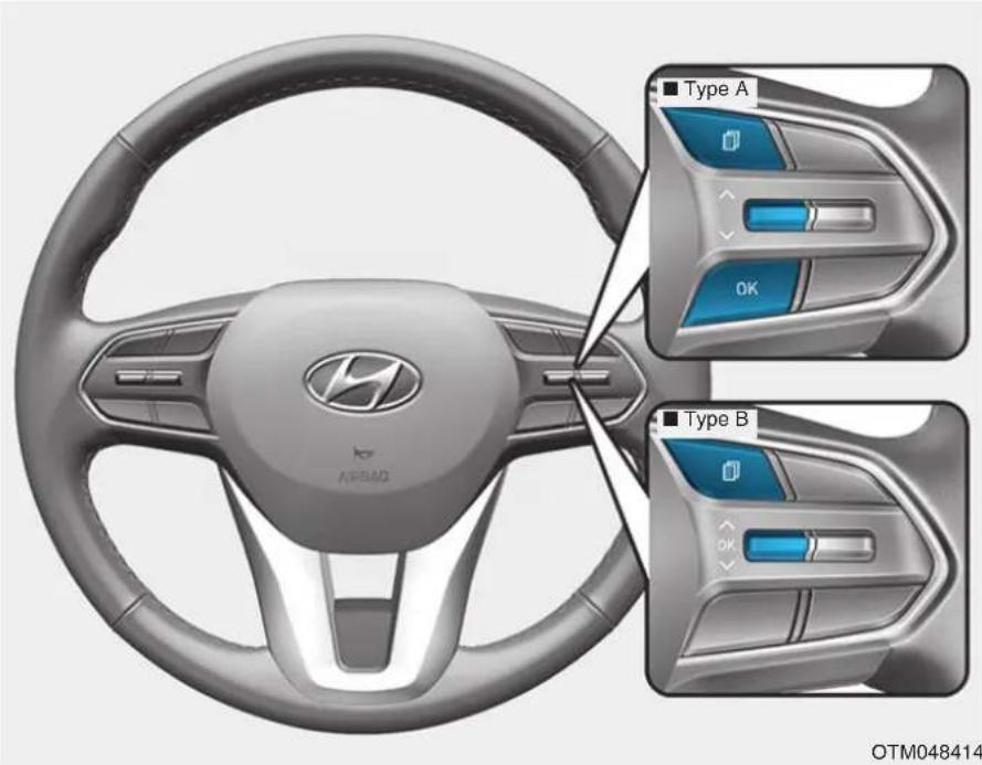 HYUNDAI Santa Fe (2020) - LCD display control - 1