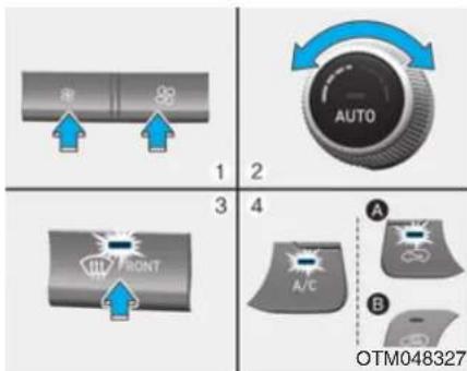 AUTO 1 2 3 4 A A/C B OTM048327