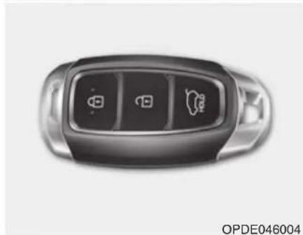 HYUNDAI Santa Fe (2020) - Operating door locks from outside the vehicle - 4