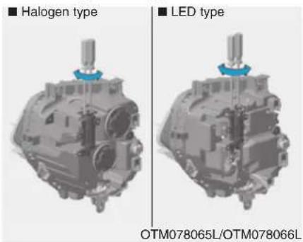 ■ Halogen type ■ LED type OTM078065L/OTM078066L