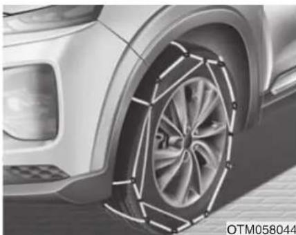 HYUNDAI Santa Fe (2020) - Tyre chains - 1