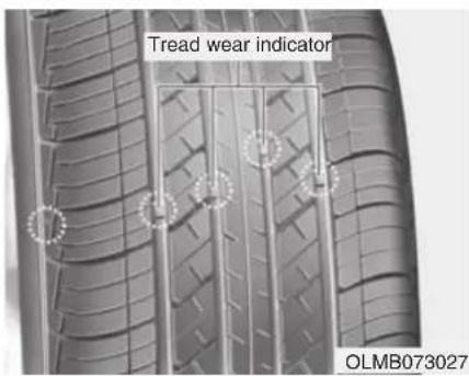 Tread wear indicator OLMB073027