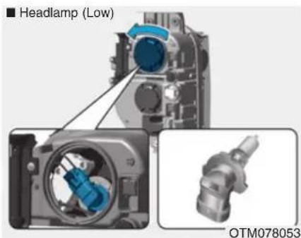 ■ Headlamp (Low) OTM078053