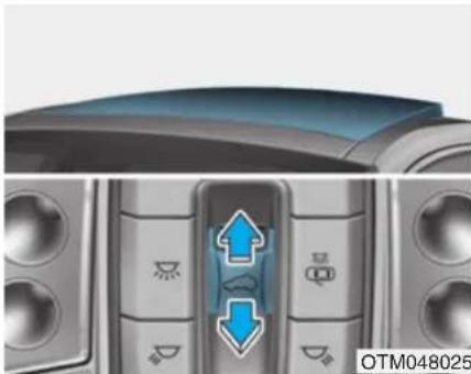 HYUNDAI Santa Fe (2020) - Resetting the sunroof - 1