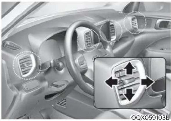 HYUNDAI Venue (2020) - Instrument panel vents - 1