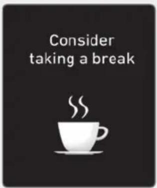 Consider taking a break
