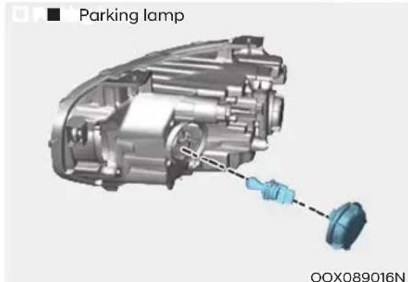 Parking lamp OQX089016N