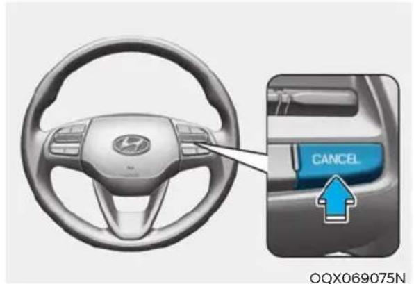 HYUNDAI Venue (2020) - To temporarily accelerate with the Cruise Control ON - 1