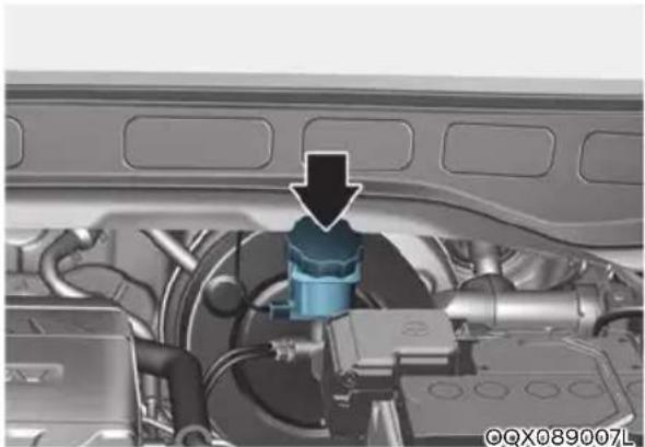 HYUNDAI Venue (2020) - Checking the Brake/Clutch Fluid Level - 1