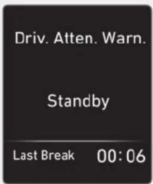 Driv. Atten. Warn. Standby Last Break 00:06