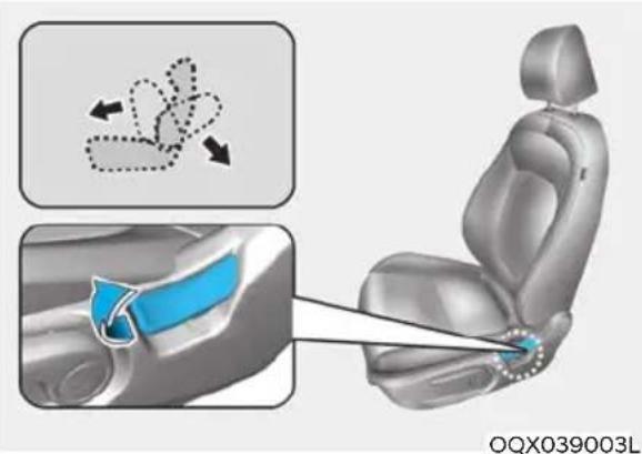 HYUNDAI Venue (2020) - Forward and rearward adjustment - 1