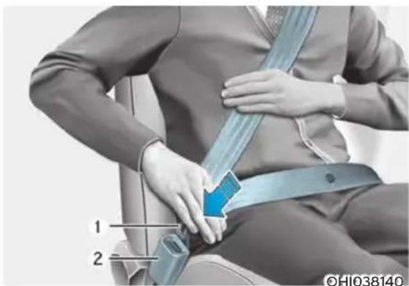 HYUNDAI Venue (2020) - Seat Belt-Driver's 3-point system with emergency locking retractor - 1