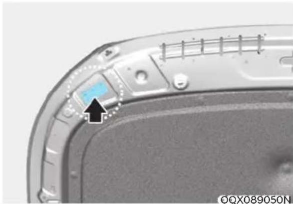 HYUNDAI Venue (2020) - REFRIGERANT LABEL (IF EQUIPPED) - 1