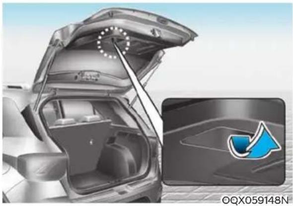 HYUNDAI Venue (2020) - Closing the liftgate - 1