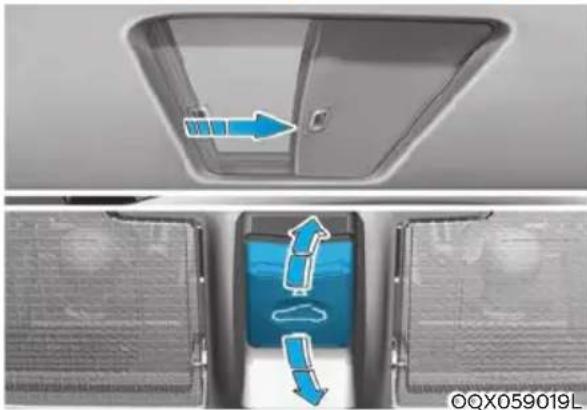 HYUNDAI Venue (2020) - Sunroof opening and closing - 1