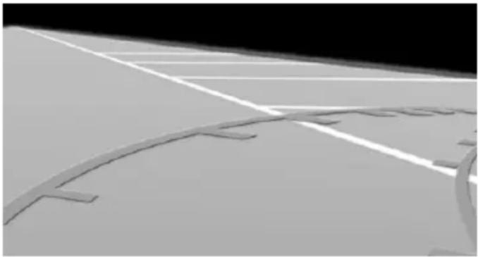 MINI Clubman (2021) - Parking using pathway and turning radius lines - 2