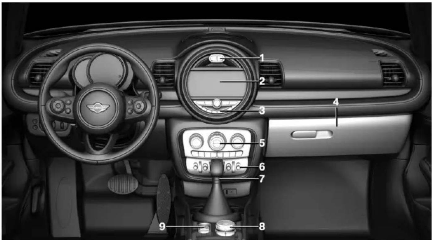 MINI Clubman (2021) - In the vicinity of the center console - 1