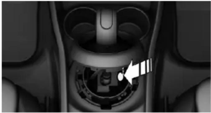 MINI Countryman (2020) - Releasing the transmission lock manually: with a latching selector lever - 2