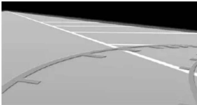 MINI Countryman (2020) - Parking using pathway and turning radius lines - 2