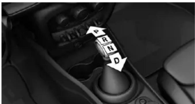 MINI Countryman (2020) - Engaging selector lever position D, N, R, or P - 2