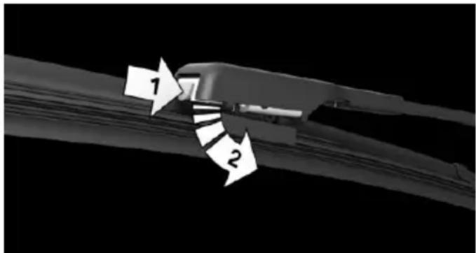 MINI Countryman (2020) - Replacing the front wiper blades - 1