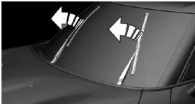 MINI Countryman (2020) - Folding away the wipers - 2